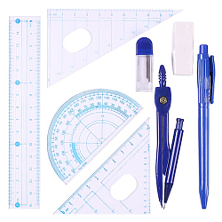 Готовальня  8предм. "Darvish" циркуль+карандаш механ.+грифели+линейка+2треугольника+транспортир