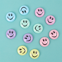 Магниты для доски d=3см "Смайлики" цветные 12шт/уп