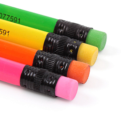 Карандаш ч/г с ластиком "Darvish" корпус трёхгранный ассорти НВ