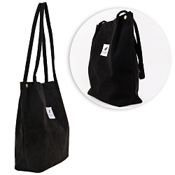 Сумка холщовая 38*34*11см черный