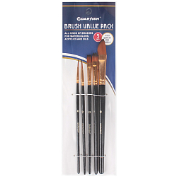 Кисти набор  5шт/уп "Darvish" синтетика (1.4.6.18.16)