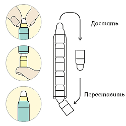 Ластик-карандаш сегментный