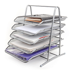 Лоток горизонтальный металлический 5 секций