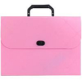 Портфель А4 13 отделений Diamond розовый