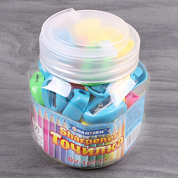 Точилка пласт. "Darvish" ассорти  в пластиковой банке