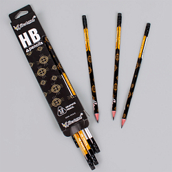 Карандаш ч/г с ластиком