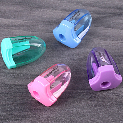 Точилка пласт. "Darvish" ассорти с контейнером