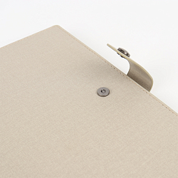 Ежедневник А5 недатиров. 100л обложкакож.зам.  на кольцах с магнитной кнопкой