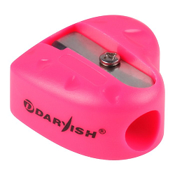 Точилка пласт. "Darvish" ассорти  в форме сердца