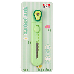 Нож канцелярский "Авокадо" мини