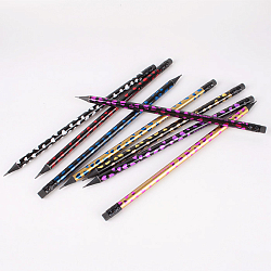 Карандаш ч/г с ластиком "Darvish" из черного дерева корпус с рисунком сердечки