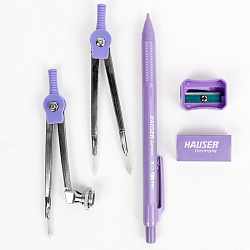 Готовальня 10 предметов "XO mate" в метал. футляре