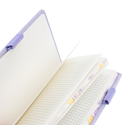 Блокнот А6  80л обложка "Цветы" с рисунком 3D эффект