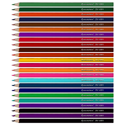 Карандаши 24цв "Darvish" "Девочки" корпус шестигранный (набор)