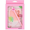 Блокнот подарочный  12*17см 38л  с ручкой "Фламинго" ассорти (4 вида)