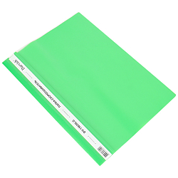 Папка-скоросшиватель А4 салатовая 120/180мкм