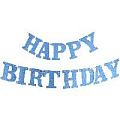 Праздничное украшение растяжка "Happy birthday" длина-2м ассорти