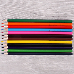 Карандаши 12цв "Darvish" корпус трехгранный + точилка (набор)