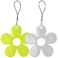Светоотражающий брелок цветок
