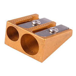 Точилка металлическая "Darvish" двойная цветная