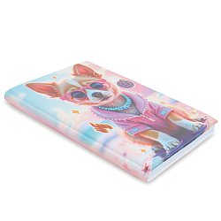 Блокнот 14,3*21см 80л в линейку "Стильная собачка"