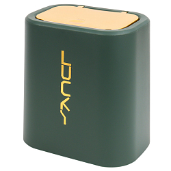 Ёмкость для мусора настольная темн.зелёная