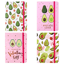 Блокнот 10,5*14,5см 80л "AVOCADO" ассорти /4вида/