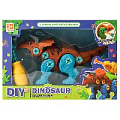 Конструктор "Dinosaur" винтовой Трицератопс