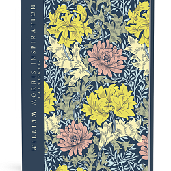 Ежедневник 140*210мм 64л. William Morris Inspiration (желтые и розовые цветы)