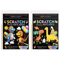 Гравюра-раскраска Динозавры