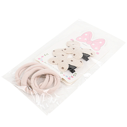 Аксессуары для волос в наборе (2 заколки-зажима+ 4резинки)