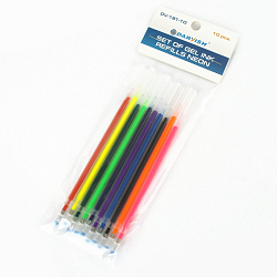 Набор стержней гел. 10цв. "Darvish" неон