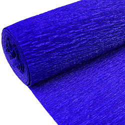 Бумага гофрированная поделочная 50*250см синяя