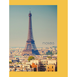 Книга для записей А6 (110*145) 80л Paris обложка глянцевая ламинация