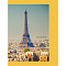 Книга для записей А6 (110*145) 80л Paris обложка глянцевая ламинация