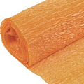 Бумага гофрированная поделочная 50*250см оранжевая