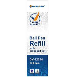 Стержень шар. 138мм синий на масляной основе  0,7мм  ( для руч.DV-12237.12238.12241)