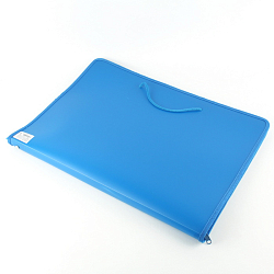 Папка А3 пласт. жесткое дно синяя