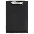Папка для документов А4 с зажимом черная