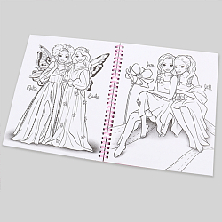 Раскраска на спирали "Феи"