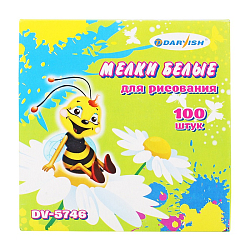 Мел белый штучный "Darvish",  прямоугольный