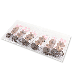 Аксессуары для волос в наборе (2 заколки-зажима+ 4резинки)