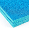 Набор пластичной замши с блёстками голубая А4 10л (фоамиран)