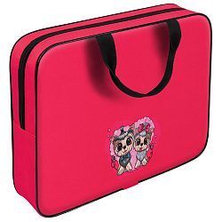 Папка детская с ручками ткань "Милые щенки"