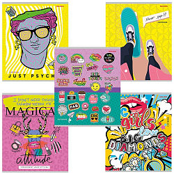 Тетрадь  48л кл. "Красочные коллажи" обложка твин-лак