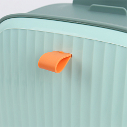 Ёмкость для мусора настольная комбин.зеленая