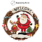 Венок "Санта" WELCOME