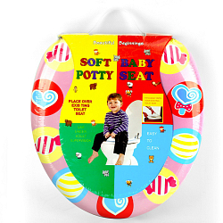 Сиденье для унитаза детское 28*29см ассорти