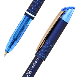 Ручка шар. синяя  "Flair" WRITO-METER Silk 0,7мм,длина линии 3 км.,блистер