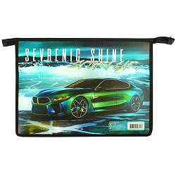 Папка для тетрадей  А4 на молнии Car's shine